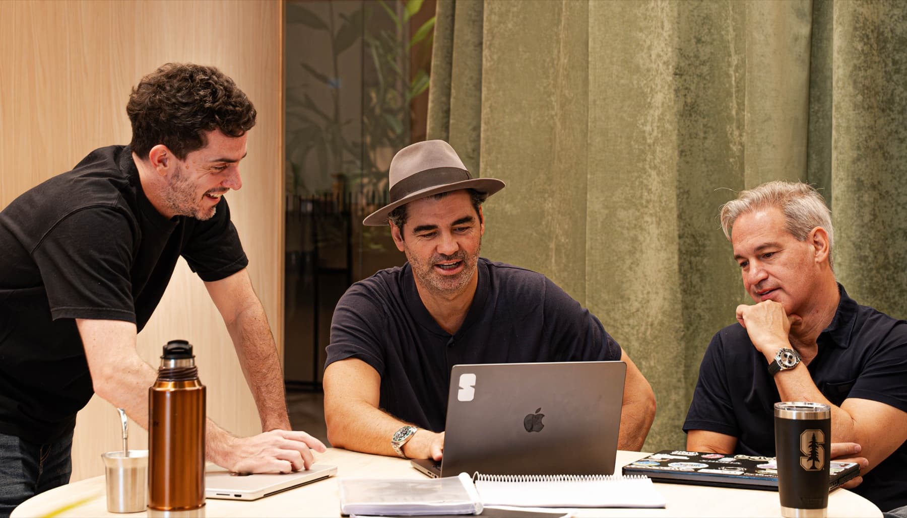 The Shorta founding team working together